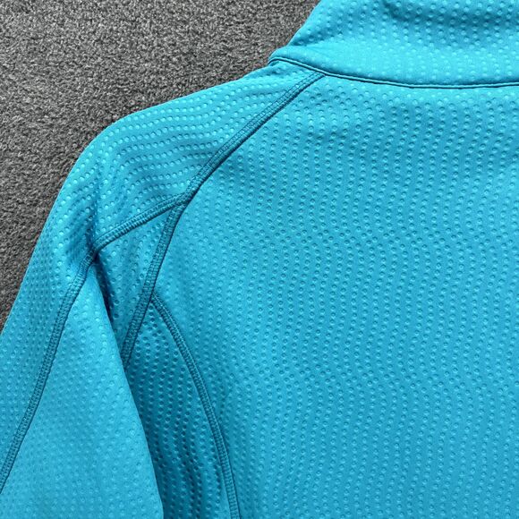 Salomon Acti Therm Jacket Womens Small Teal Embroidered Full Zip Long Sleeve - Picture 15 of 16